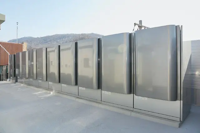 「エネルギー・スーパーステーション」に設置された燃料電池（画像提供:wowkorea）