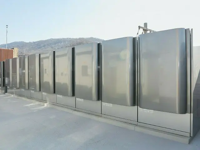 「エネルギー・スーパーステーション」に設置された燃料電池（画像提供:wowkorea）