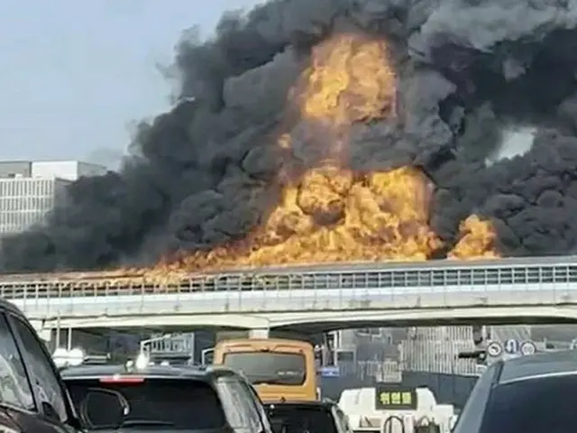 果川・高速道路トンネル内で大規模火災、発端は「衝突事故」…6人死亡・3人重傷（画像提供:wowkorea）