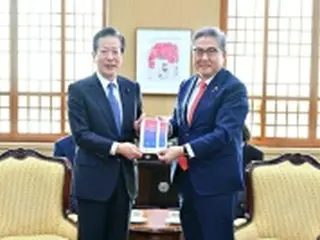 韓国外相　公明党の山口代表と会談＝韓日関係改善へ協力要請