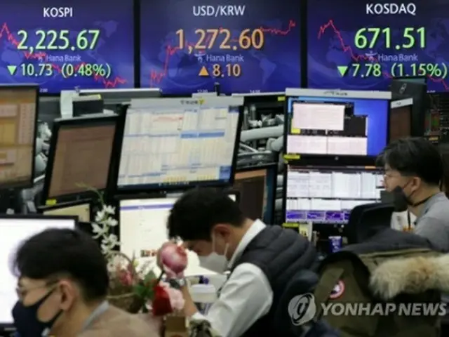 銀行のディーリングルーム＝（聯合ニュース）