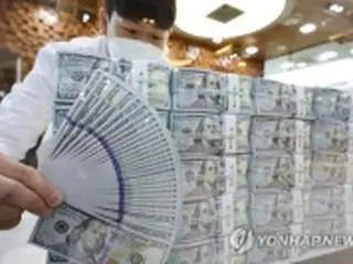 韓国の外貨準備高４２３１．６億ドル　２カ月連続で増加