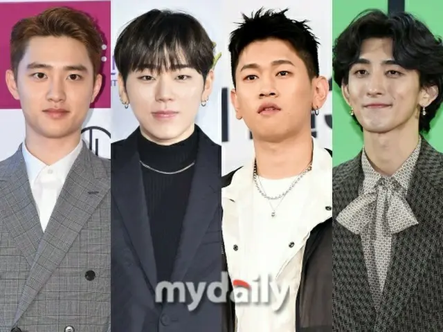 【公式】D.O.（EXO）＆ZICO（Block B）＆Crush＆チェ・ジョンフン（Jannabi）、SBS新バラエティで団結（画像提供:wowkorea）