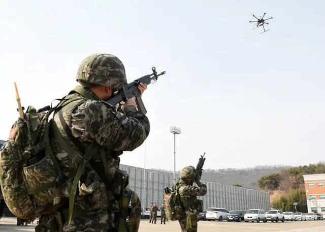 5日に京畿道北部・江原道でドローン侵入対応訓練＝韓国軍地上作戦司令部（画像提供:wowkorea）