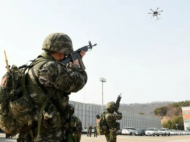 5日に京畿道北部・江原道でドローン侵入対応訓練＝韓国軍地上作戦司令部（画像提供:wowkorea）