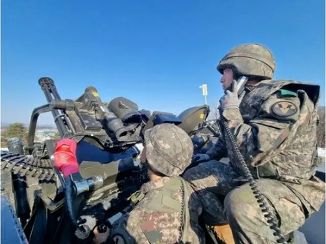 韓国軍が先月29日、北朝鮮の無人機に対応するため実施した合同防空訓練（合同参謀本部提供）＝（聯合ニュース）≪転載・転用禁止≫
