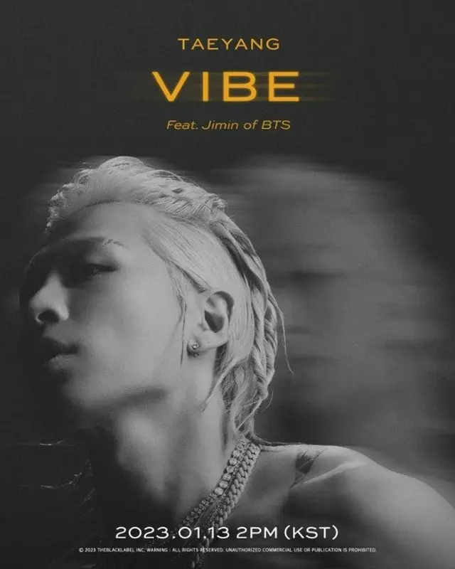 「BIGBANG」SOL、「BTS」JIMINとコラボした「VIBE」ティザーイメージ第2弾公開（画像提供:wowkorea）