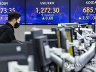韓国総合株価指数が続伸　１．１２%高