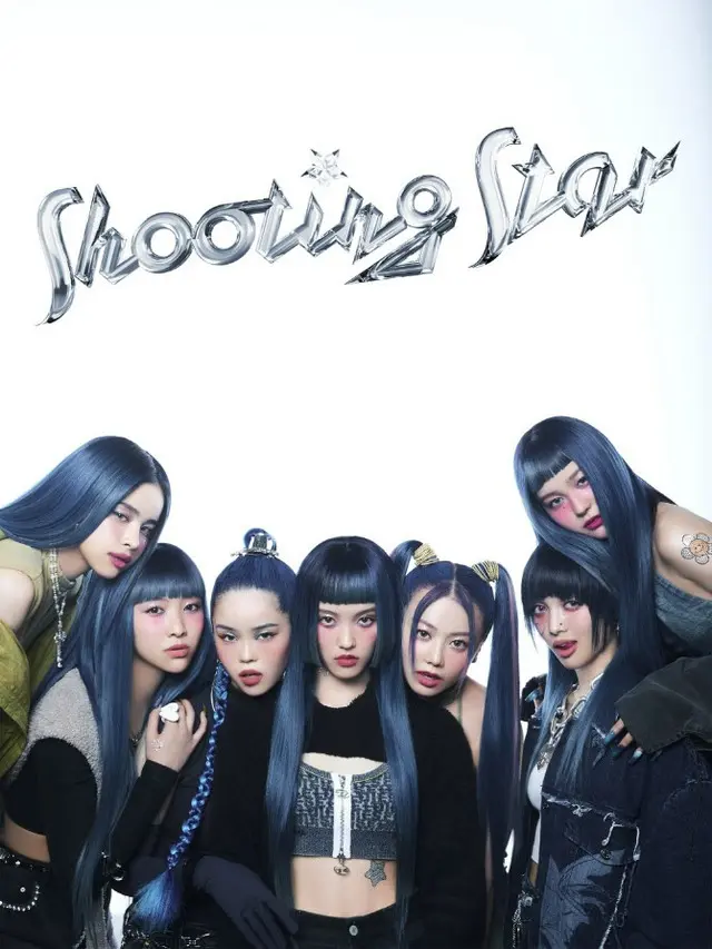 「XG」、7か月ぶりに「SHOOTING STAR」でカムバック…ブルーヘアに変身した姿を公開（画像提供:wowkorea）