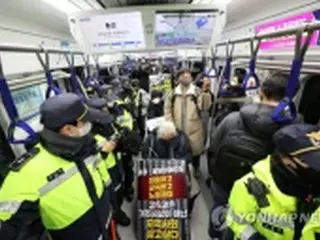 ソウル交通公社　地下鉄車内でデモ実施した障害者団体を提訴