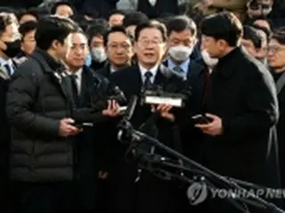 韓国最大野党代表が検察出頭　市長時代の後援金疑惑＝「堂々と立ち向かう」