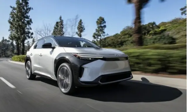 トヨタ自動車のＳＵＶ型ＥＶ「ｂＺ４Ｘ」（ハンコックタイヤ提供）＝（聯合ニュース）≪転載・転用禁止≫
