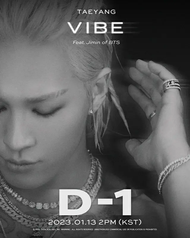 SOL（BIGBANG）、「VIBE」D-1ポスター2種類を公開（画像提供:wowkorea）