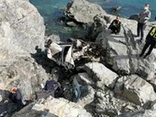 展望台100メートル下に乗用車が墜落…搭乗者全員死亡