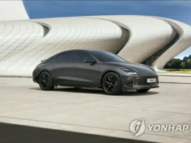 ＥＶ「アイオニック６」（現代自動車グループ提供）＝（聯合ニュース）≪転載・転用禁止≫