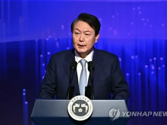 尹大統領（大統領室提供）＝（聯合ニュース）≪転載・転用禁止≫