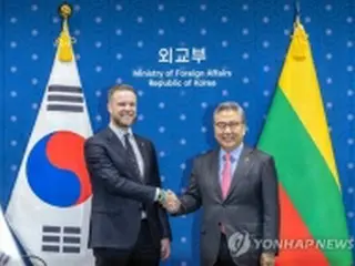 韓国・リトアニア外相が会談　両国協力拡大など議論