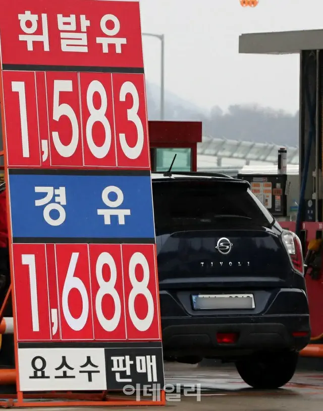 ガソリン代が2週続けて上昇傾向…全国平均1リットルあたり1,562ウォン（画像提供:wowkorea）