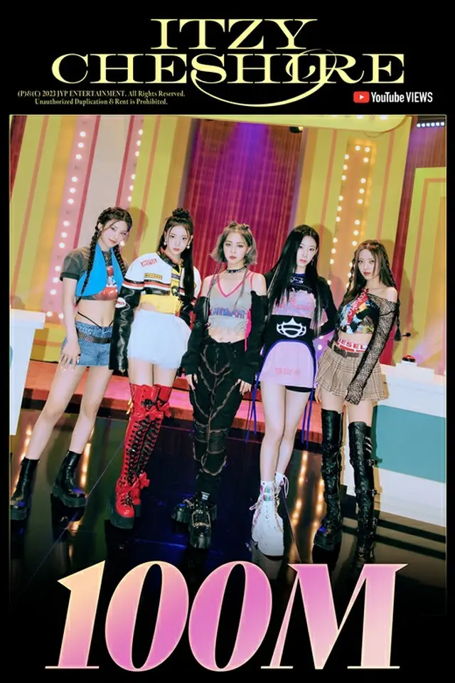 「ITZY」、「Cheshire」MVが1億ビュー突破…グローバル的人気を立証（画像提供:wowkorea）
