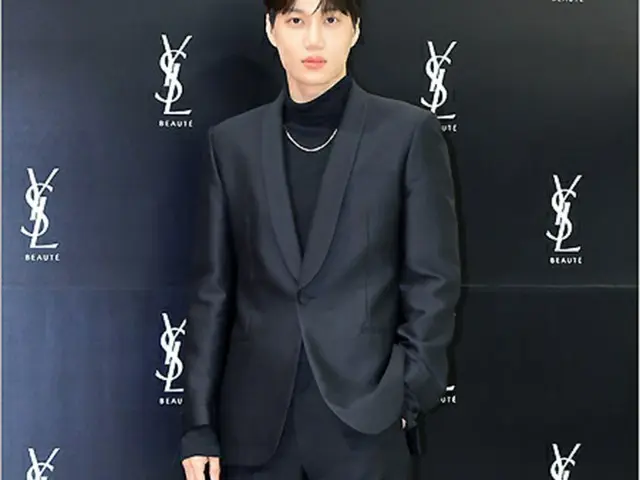 コスメブランド「イヴ・サンローラン」のイベントに出席した「EXO」KAI（画像提供:wowkorea）