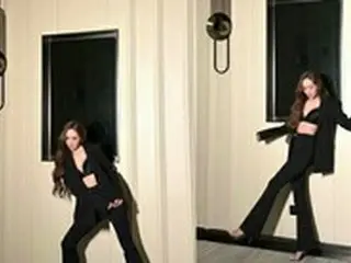 ジェシカ(元少女時代）、オールブラックブラトップのセットアップファッション…ぜい肉”ゼロ”スタイル