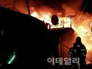 ソウル江南区で大規模火災、約500人が避難＝消防対応レベル2発令