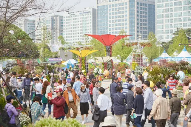 4年ぶりに開かれる地上最大の花祭り「高陽国際花博覧会」が4月開幕＝韓国（画像提供:wowkorea）