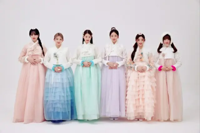 「IVE」、韓服を着てあいさつ「幸せで健康な旧正月に」（画像提供:wowkorea）