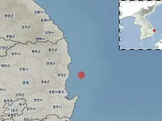 慶尚北道ヨンドク郡東側の海域で規模2.5の地震発生＝韓国