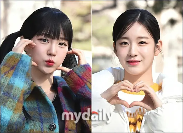 「Woo！ah！」ナナ＆ウヨン、「きれいな子の隣に清純な子」…出勤途中であいさつ（画像提供:wowkorea）
