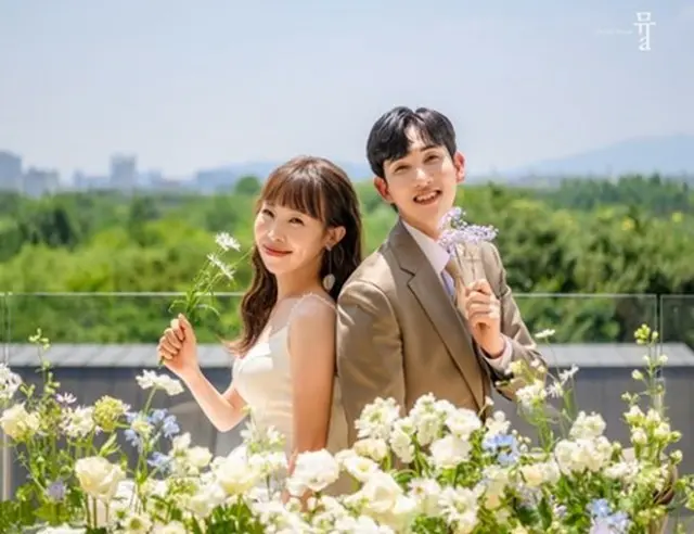 女性お笑い芸人オ・ナミ＆元サッカー選手パク・ミン、結婚5か月でバリへ新婚旅行（画像提供:wowkorea）