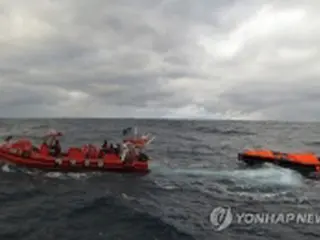 韓国　済州島沖で沈没の香港貨物船巡り「中国と緊密に連絡」＝８人不明