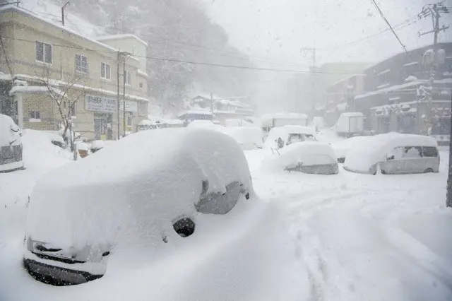 26日、寒波により各地で大雪…ソウル最大7cm積雪＝韓国（画像提供:wowkorea）