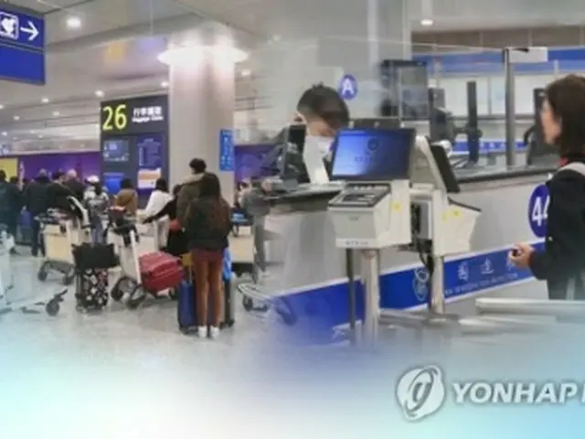 中国は韓国の水際対策強化に対抗して韓国人への短期ビザ発給を停止した＝（聯合ニュースＴＶ）