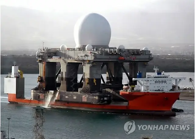 米軍のＸバンドレーダー（資料写真）＝（聯合ニュース）