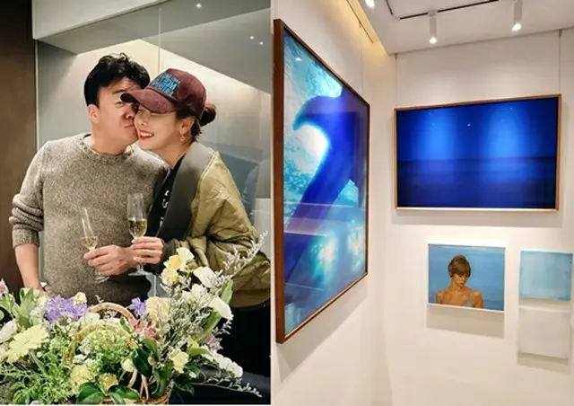 女優ソ・ユジン、夫の料理研究家ペク・ジョンウォンが出張の間に何を？…「ギャラリーのような居間を公開」（画像提供:wowkorea）