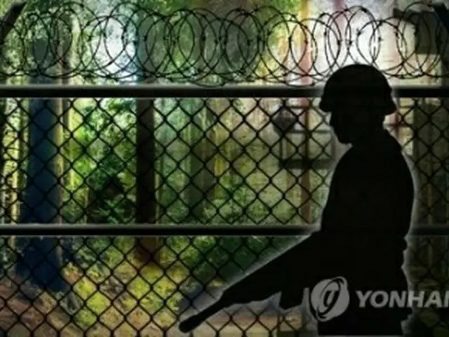 陸軍の監視所（コラージュ）＝（聯合ニュース）