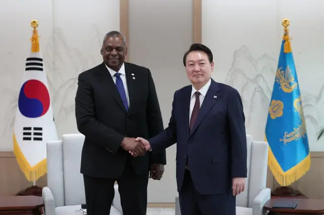 尹大統領、米国防長官と会談「実効的な韓米拡大抑制」＝韓国（画像提供:wowkorea）