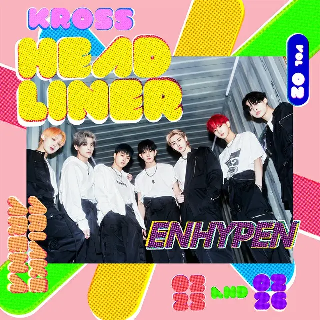 「ENHYPEN」、「KROSS vol.2」のヘッドライナーに決定！（画像提供:wowkorea）