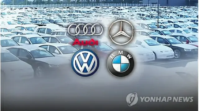輸入車の１月の新規登録台数は１万６２２２台にとどまった（コラージュ）＝（聯合ニュース）