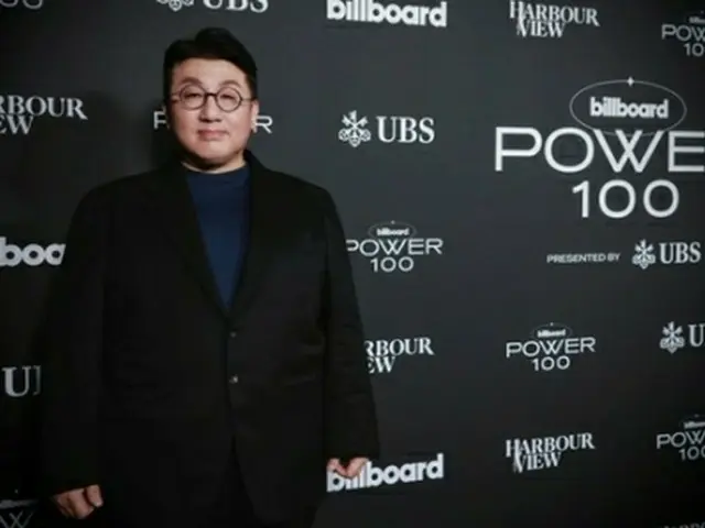房時赫氏（ビルボード提供）＝（聯合ニュース）≪転載・転用禁止≫