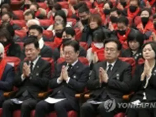 梨泰院事故から１００日　国会で追悼式＝韓国