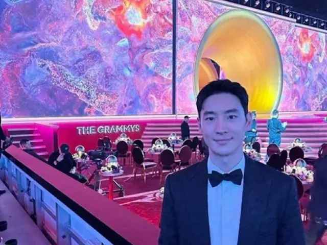 俳優イ・ジェフン、グラミー賞の会場から近況ショット…タキシード姿で癒し系イケメンぶりを発散（画像提供:wowkorea）