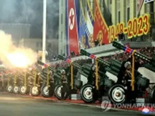 北朝鮮の軍事パレード　韓国大統領室「当局が注視」