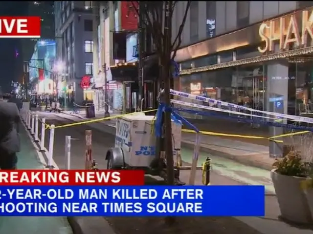 衝撃に陥ったニューヨーク…マンハッタンの真ん中で銃撃死亡事件（画像提供:wowkorea）