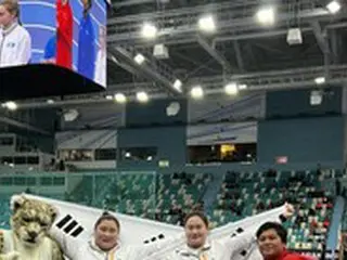 女子砲丸投げのチョン・ユソン、「アジア室内陸上選手権」韓国初の金メダル