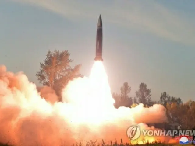 北朝鮮の弾道ミサイル＝（聯合ニュース）≪転載・転用禁止≫