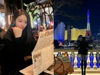 “野球選手と結婚”ジヨン（T-ARA）、超ミニワンピでラスベガスを魅了？カウンターで美脚をあらわに