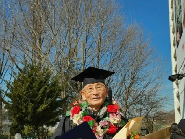最高齢94歳の大学生が学士号取得…「悔いの残らないように」＝韓国報道（画像提供:wowkorea）