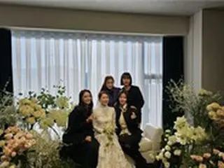 ソ・イニョン （元JEWERY）、結婚式「ドレスも完璧」…「JEWERY」メンバーがお祝い